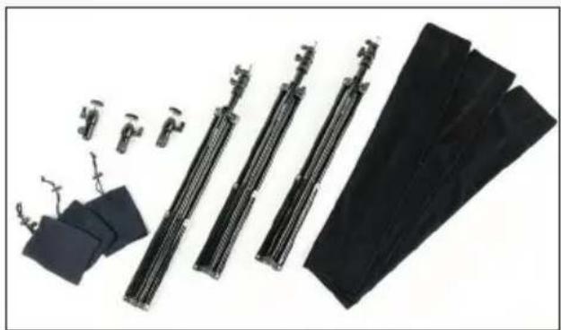 Digital Juice MiniBurst PRO - MiniBurst PRO 3 Point Lighting System Component List - 2