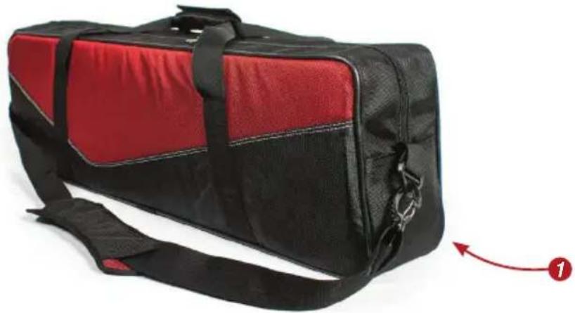 Digital Juice MiniBurst PRO - a. Stylish Compact Deluxe Carry Bag: - 1