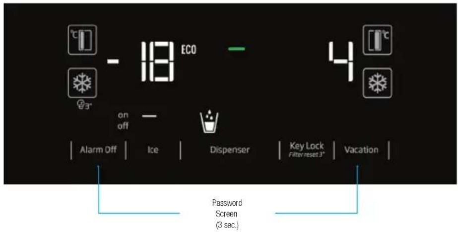 BEKO GNE640E50VZP - \*(pressing 3 seconds) - 1