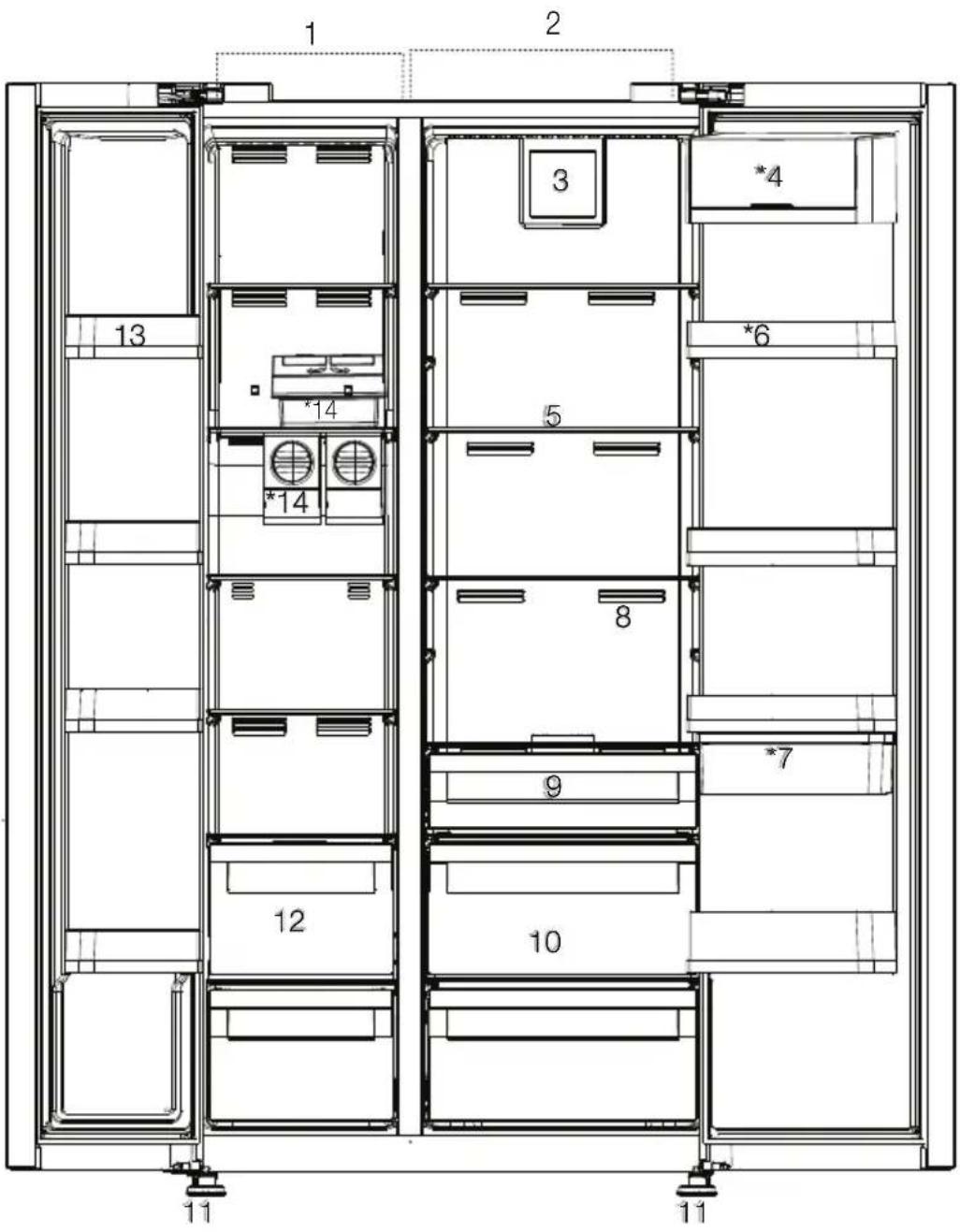 BEKO GNE640E50VZP - Refrigerator - 1