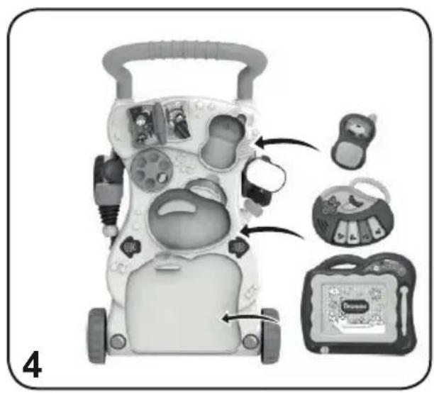 Chipolino Piano - - ASSEMBLY OF THE HANDLE - 4