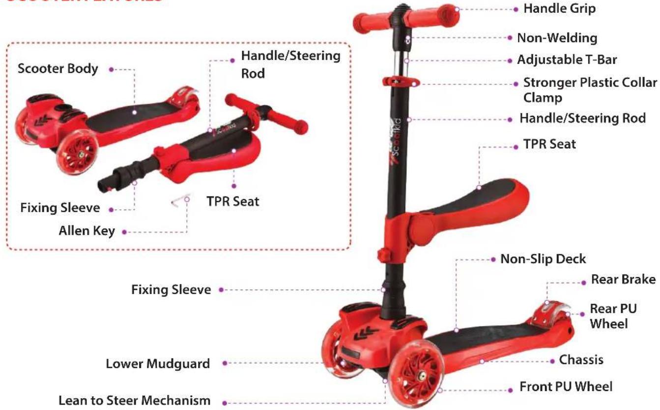 Hurtle ScootKid 3 HURLEX.5 - BRAKE - 2