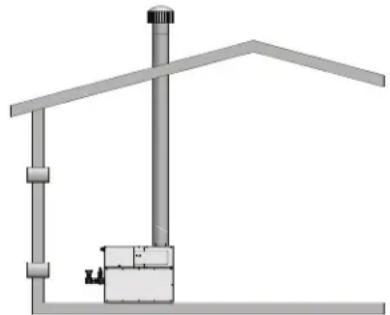 Jandy CXI500NN - Outside Combustion Air, No Ducts - 2
