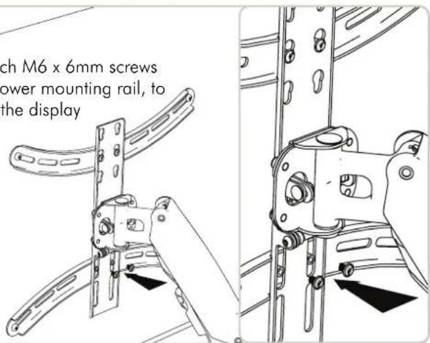 Atdec TH-3060-UFH - Step 9. Attach Display to Display Mount - 2