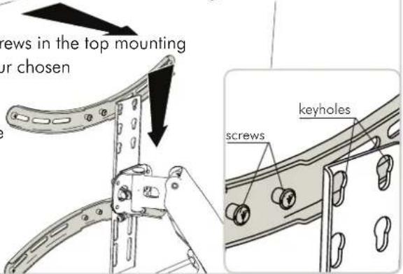 Atdec TH-3060-UFH - Step 9. Attach Display to Display Mount - 1