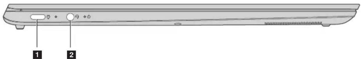 LENOVO IdeaPad 730S-13IWL - Left-side view - 1