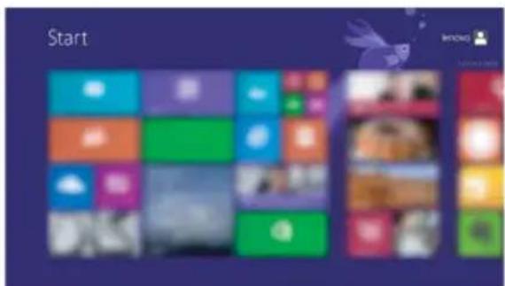LENOVO G410s Touch - Start screen Desktop - 1