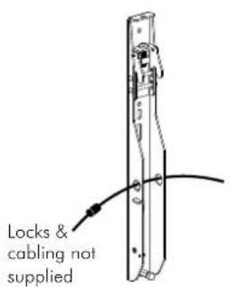 Locks & cabling not supplied