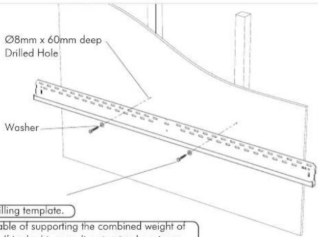 Ø8mm x 60mm deep Drilled Hole Washer Rolling template. able of supporting the combined weight of flis double, resulting structural designers.