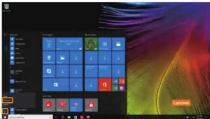 LENOVO IdeaPad Flex Pro - ■ Shutting down the computer - 1