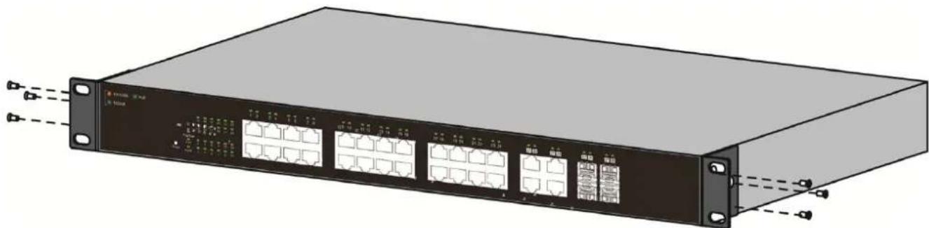 Edimax ES-5424P - II-1-2 Rack Mounng - 1