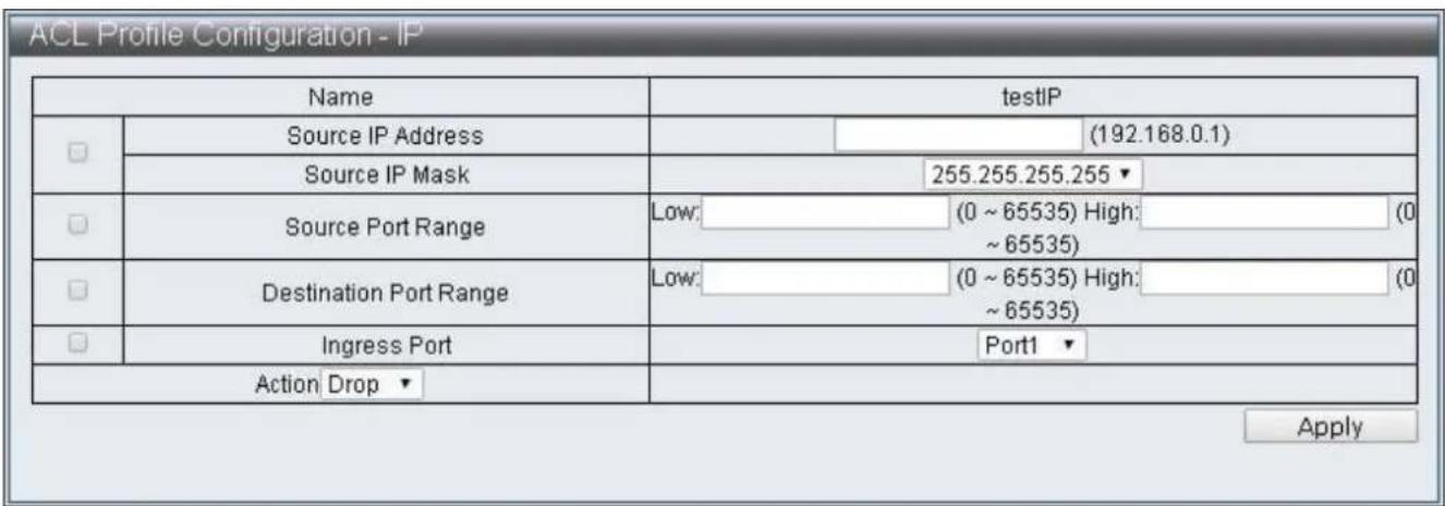 Edimax ES-5424P - IV-5-1 ACL Prole List - 4
