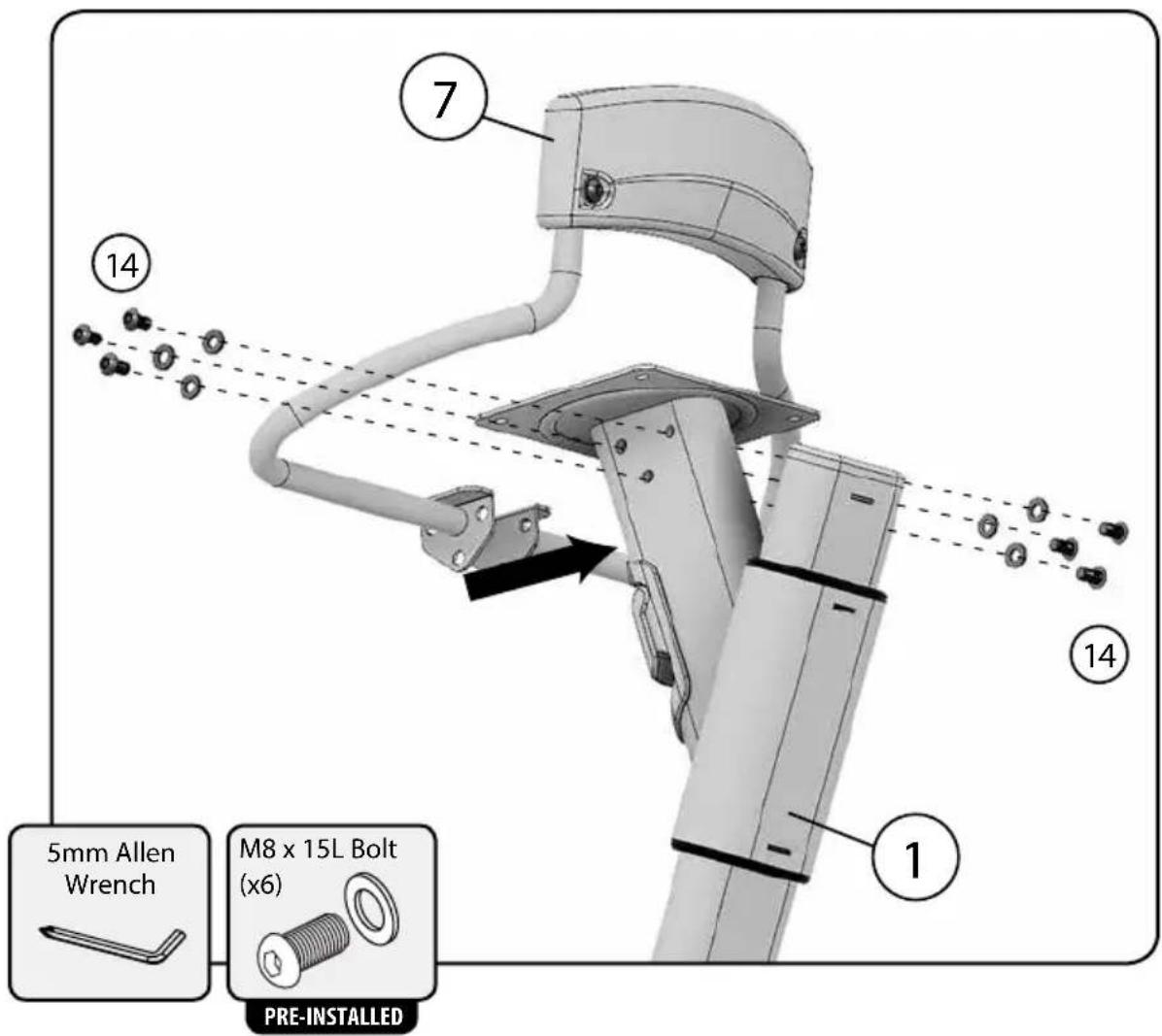 LifeSpan Solo - Step 5: Attach Seat Back - 1
