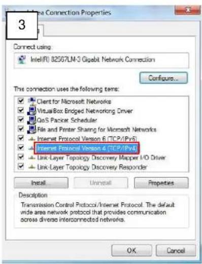 ACTi Z76 - Manually adjust the IP address of the PC: - 3