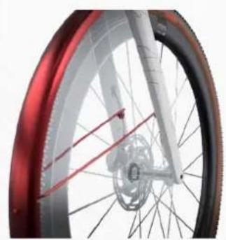 SCOTT Contessa ster Gravel 15 - Cable Guides &amp; Protection Kits: - 3