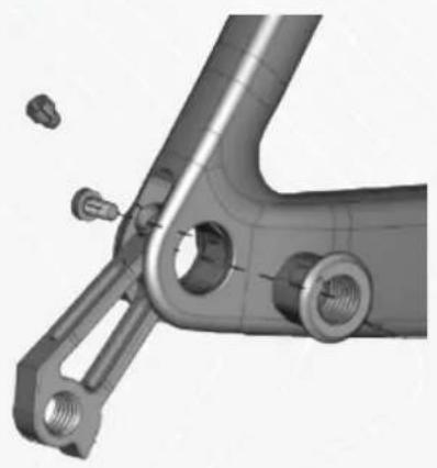 SCOTT Contessa ster Gravel 15 - Axles &amp; Dropouts: - 1