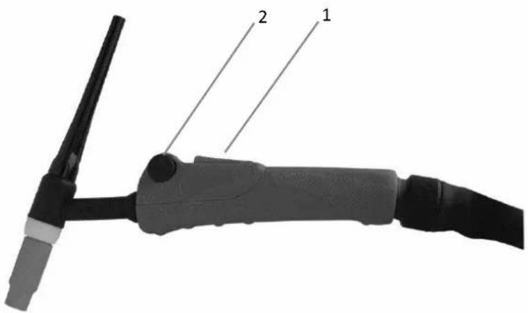 Weldclass Weldforce 202T - TIG Torch Controls - 1