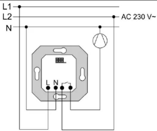 JUNG A5201HYG - Fitting and connecting the device - 1