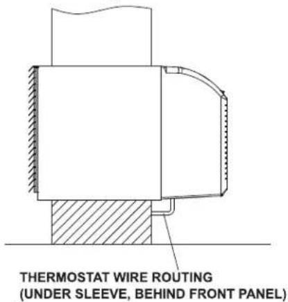 MRCOOL PTAC09335 - Thermostat Wire Routing - 1