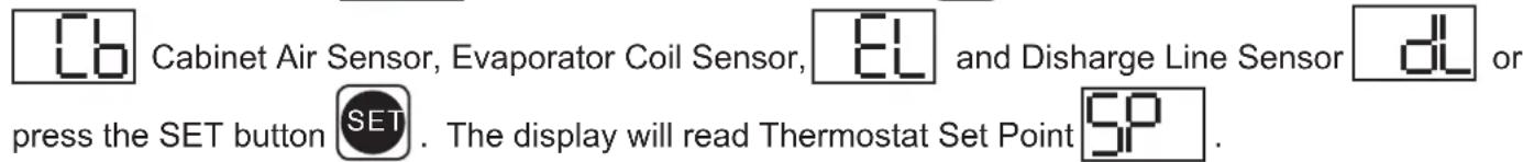 Traulsen RHT132NPUT-HHG - q - VIEWING SENSOR TEMPERATURES: - 1
