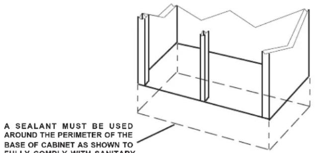 Traulsen RHT132NPUT-HHG - e - ROLL-IN MODEL INSTALLATION: - 1