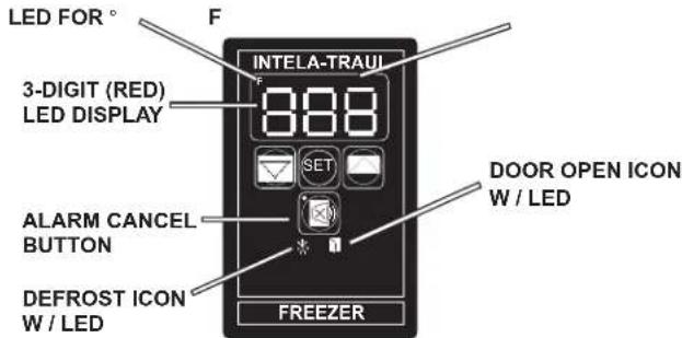 Traulsen RHT132NPUT-HHG - c - CONTROL PANEL: - 1