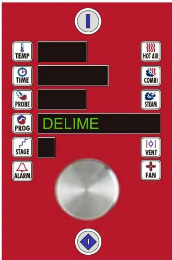 TEMP HOT AIR TIME COMBI PROBE STEAM PROG DELIME STAGE VENT ALARM FAN