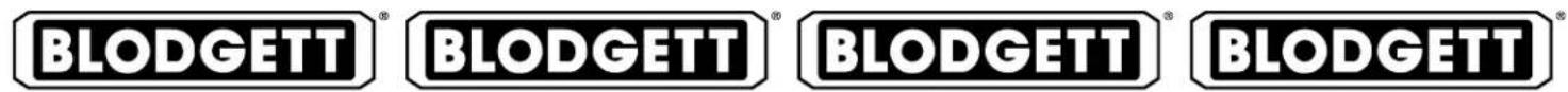BLODGETT® BLODGETT® BLODGETT® BLODGETT®