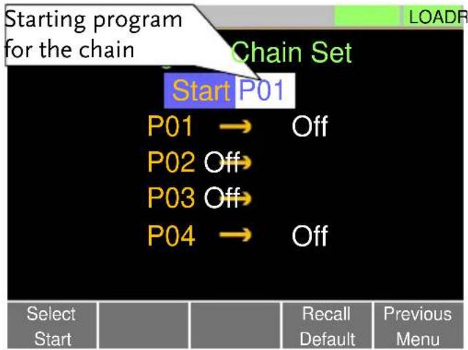 GW Instek PEL-3211 - Create a Program Chain - 2