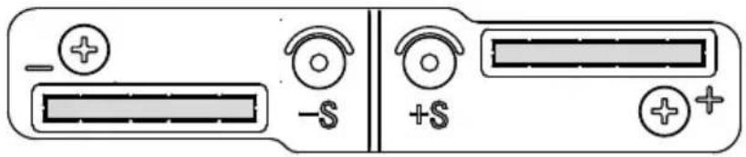 GW Instek PEL-3211 - Rear Panel Input terminals - 1