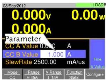 GW Instek PEL-3211 - Parameter Input - 5