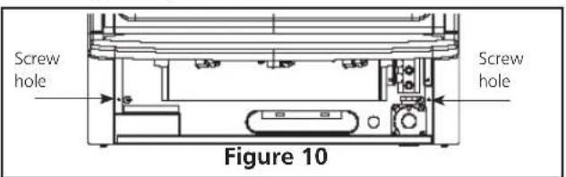 Screw hole Screw hole Figure 10