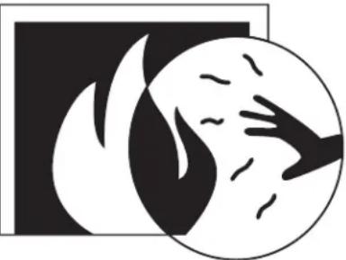 Abstract black-and-white graphic with flame and smoke elements inside a circle (no text or symbols)