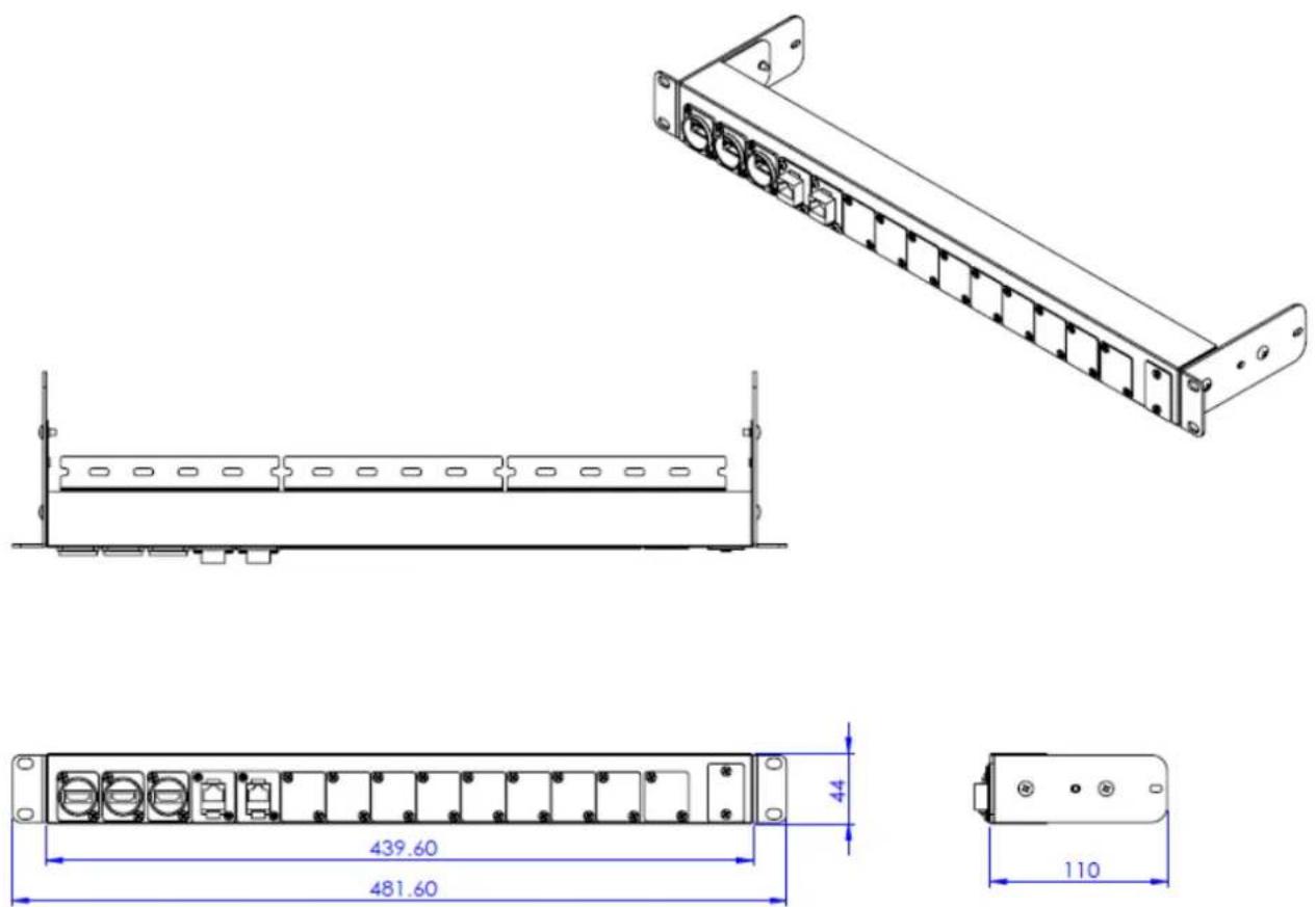 DataVideo RP-76 - Dimensions - 1