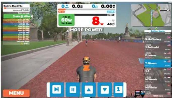True Envision 22 - Workout Screen: - 2