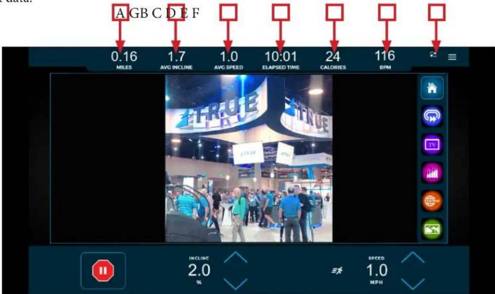 True Envision 22 - Workout View Screens: - 1
