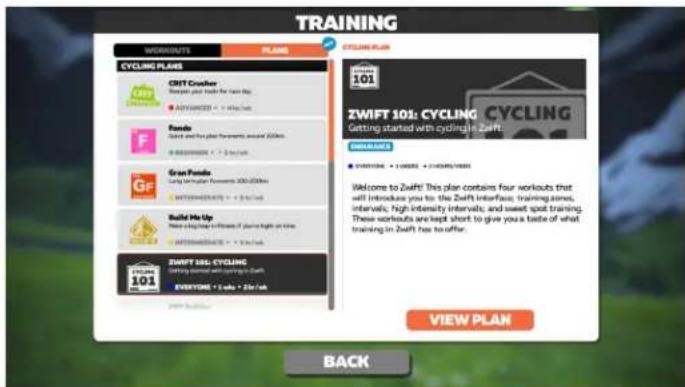 True Envision 22 - Training Menu: - 2