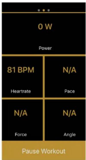 True Envision 22 - Workout Screen: - 2