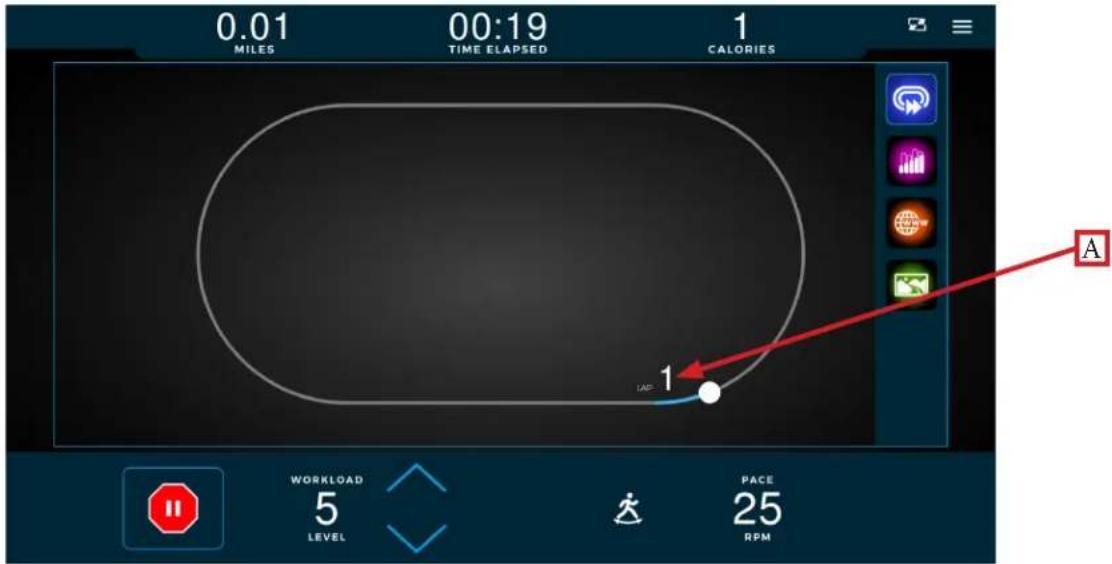 True Envision 22 - CHAPTER 4: ENVISION TOUCHSCREEN CONSOLE WALK/RUN TRACK: - 1