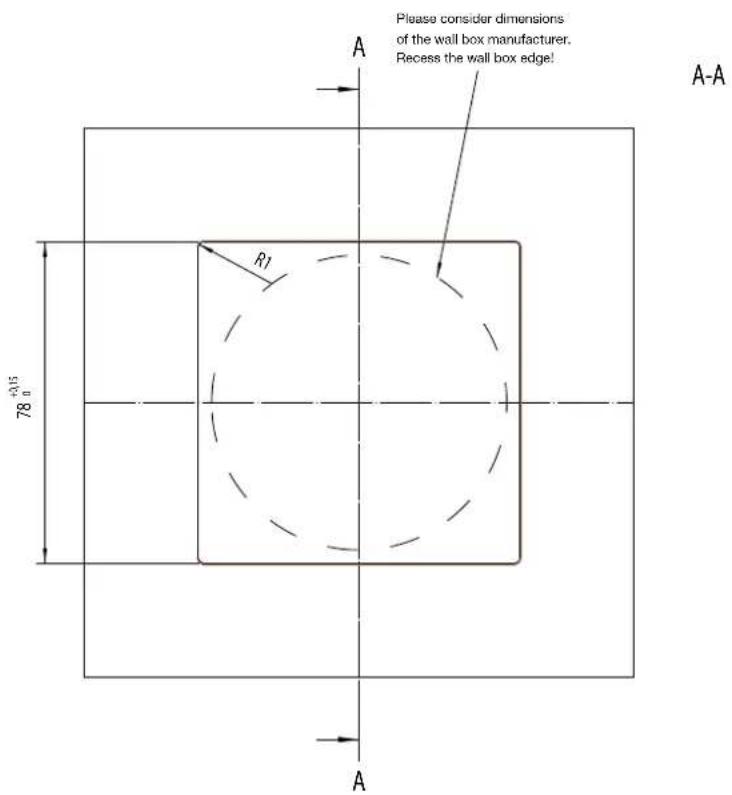JUNG LSZES98 - Mounting recommendation - 1