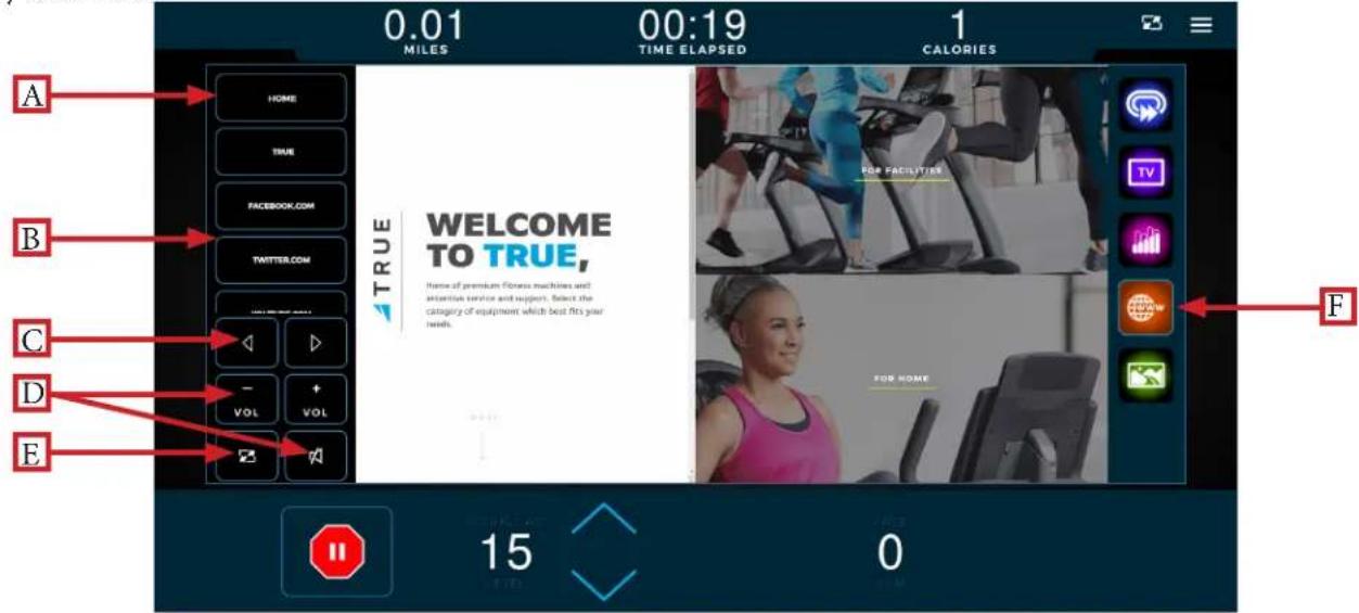 True Envision 16 - CHAPTER 4: ENVISION ^16 TOUCHSCREEN CONSOLE WEB BROWSER: - 1