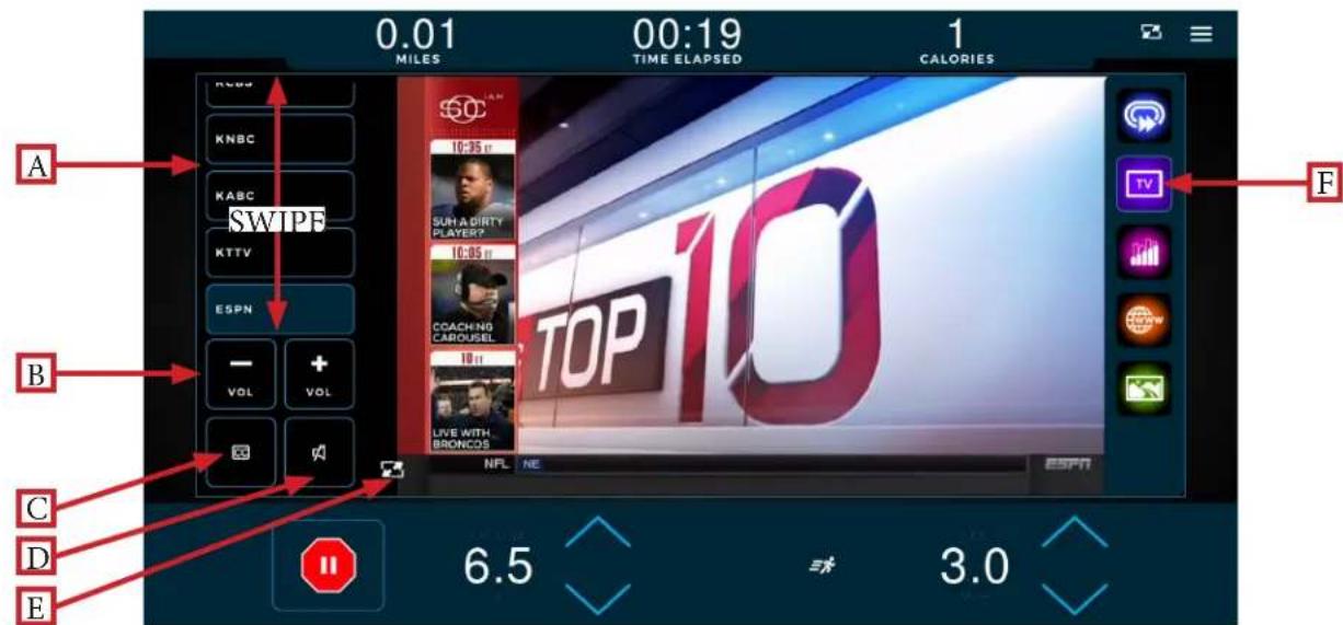 True Envision 16 - CHAPTER 4: ENVISION ^16 TOUCHSCREEN CONSOLE TV CONTROLS: - 1