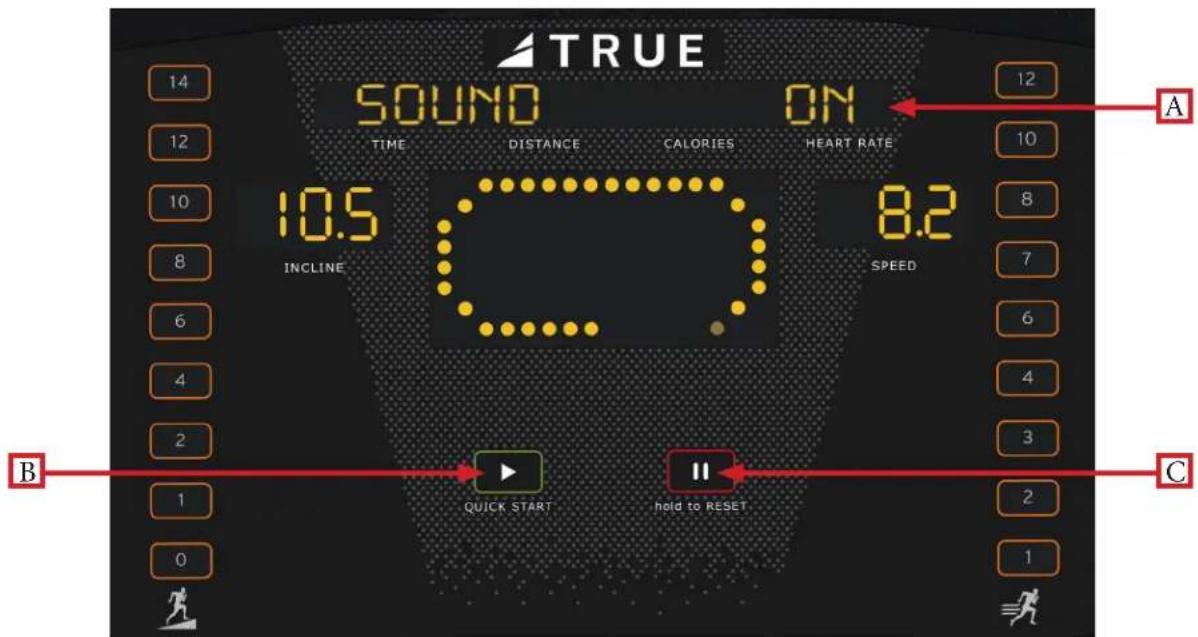 True Ignite HIIT - Maintenance Mode Navigation: - 1
