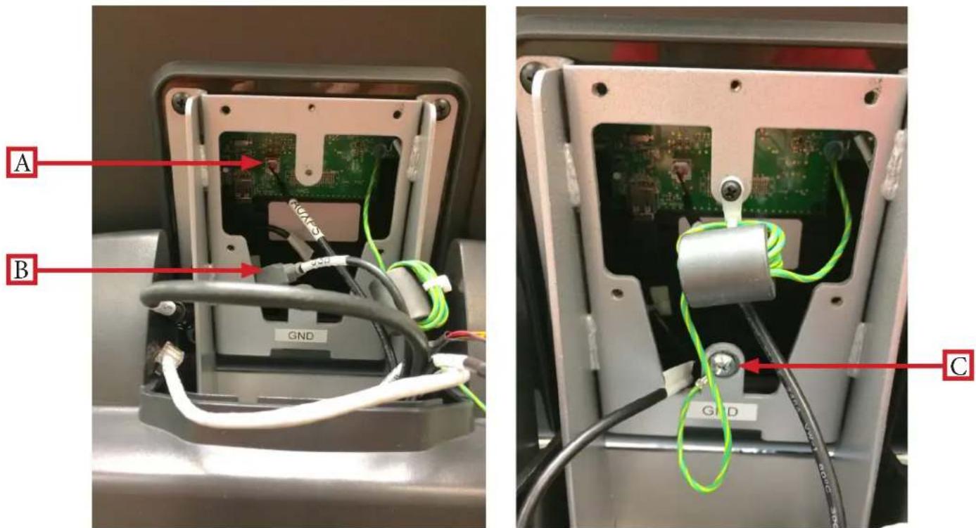 True Ignite HIIT - Console Wire Connections: - 1