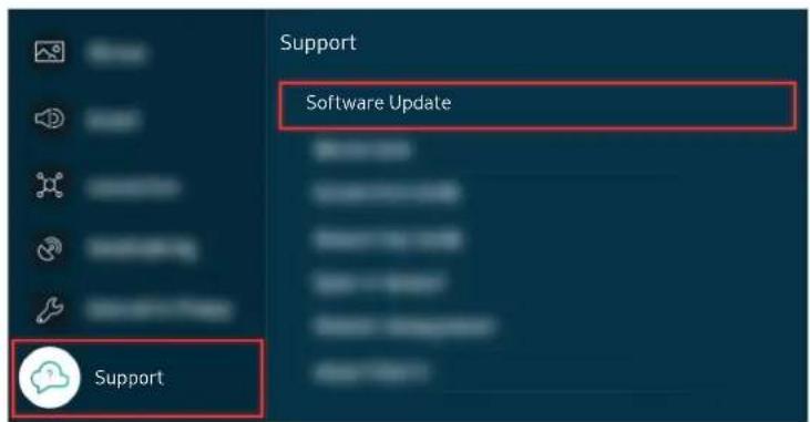 SAMSUNG QN65LS01BAG - Updating the Software - 2