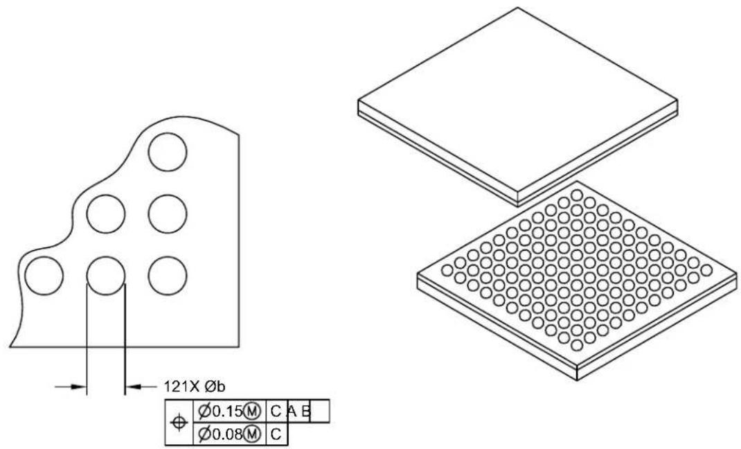 Microchip MCP37231-200 - 121-Ball Thin Fine Pitch Ball Grid Array (TE) - 8x8 mm Body [TFBGA] System In Package - 1