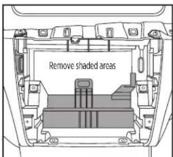 Metra 95-9327B - For models with a switch panel below the climate control. - 1