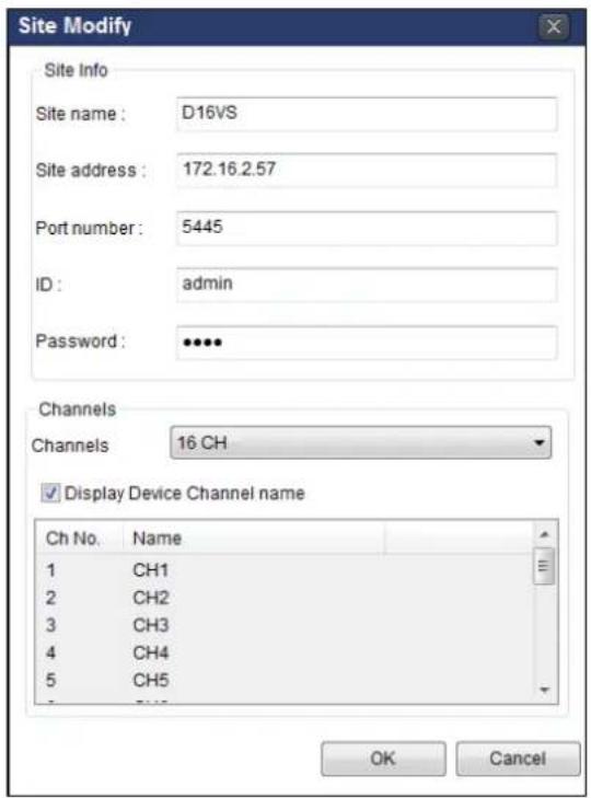 Speco Technologies ZIPT471 - 7-8-1-3. Modify of Sites - 3