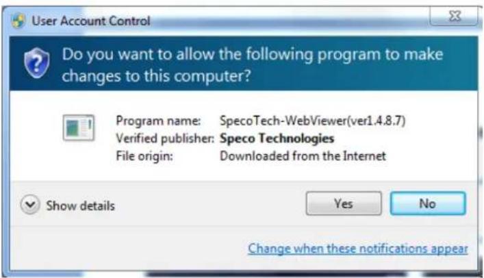Speco Technologies ZIPT471 - Network Access Using the Web-Browser Viewer - 3