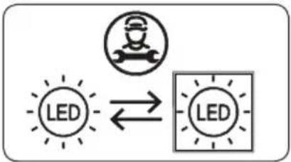 Rommer FCV 323 INOX-V - Cambio de las luces LED - 2